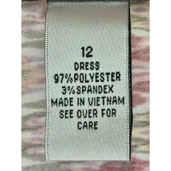 ALYX Limited Vibrant Chevron Pattern Sleeveless Dress size 12 - Picture 4 of 4